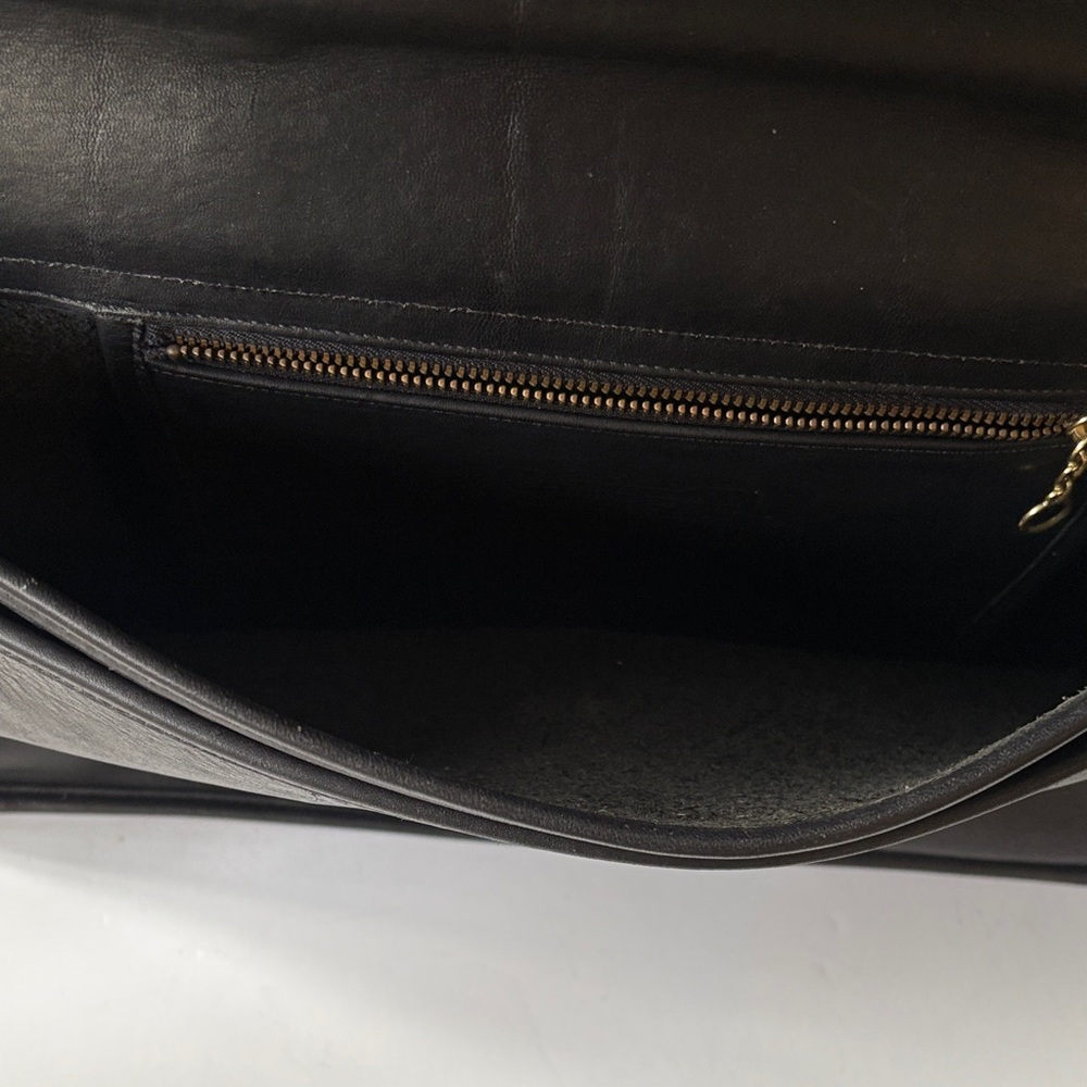 Vintage Coach #5265 Lexington Black Leather Messenger Bag - Picture 10 of 14